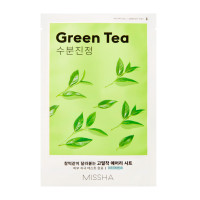 Missha Airy Fit Sheet Mask Green Tea Тканевая маска для лица с зеленым чаем