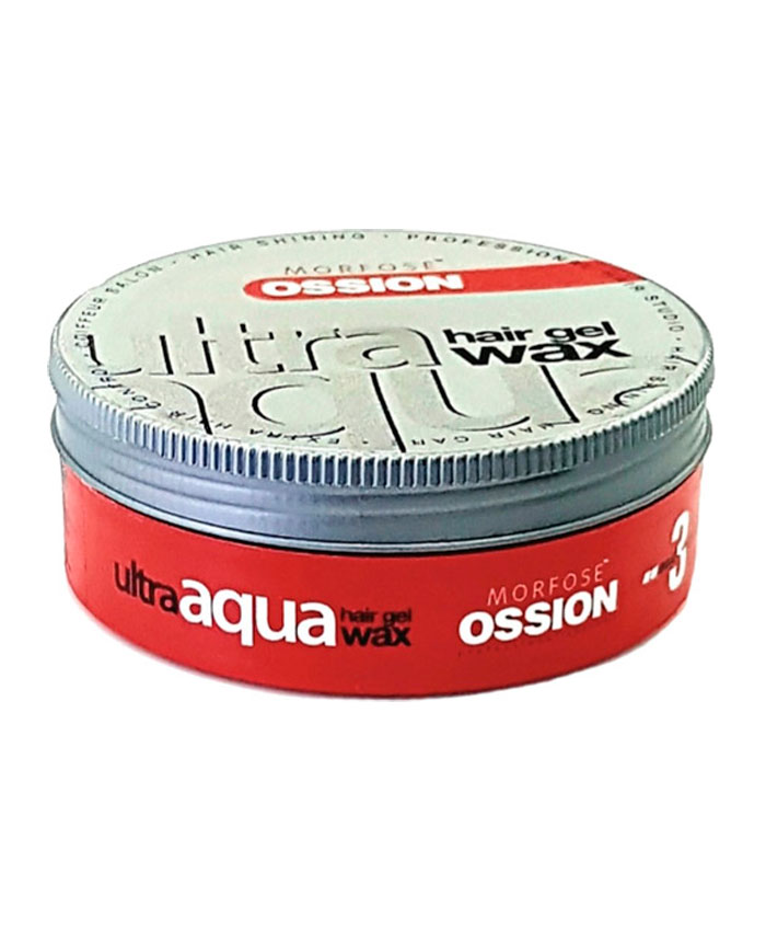 Morfose Ossion Ultra Aqua Hair Red Gel Wax gel mum yüksək fiksasiya 150 ml