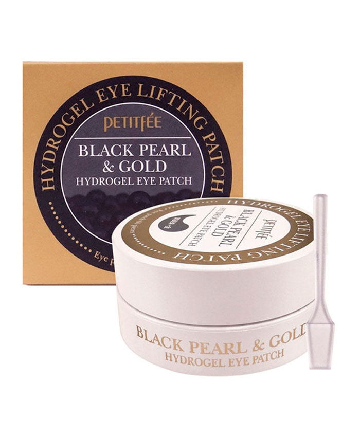 Petitfee Black Pearl & Gold Hydrogel Eye Patch Гидрогелевые Патчи для Глаз