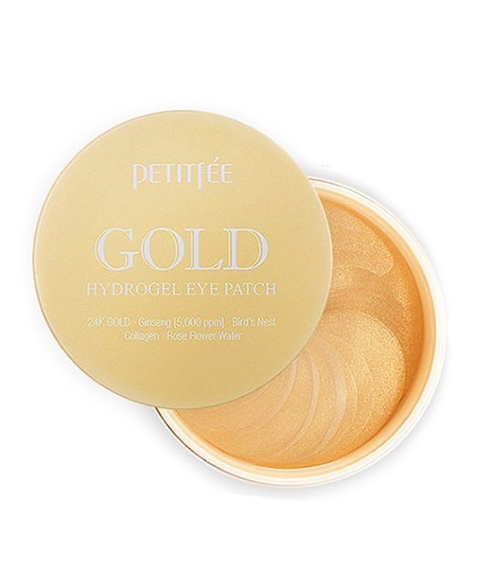 Petitfee Gold Hydrogel Eye Patch Гидрогелевые Патчи для Глаз с Золотом