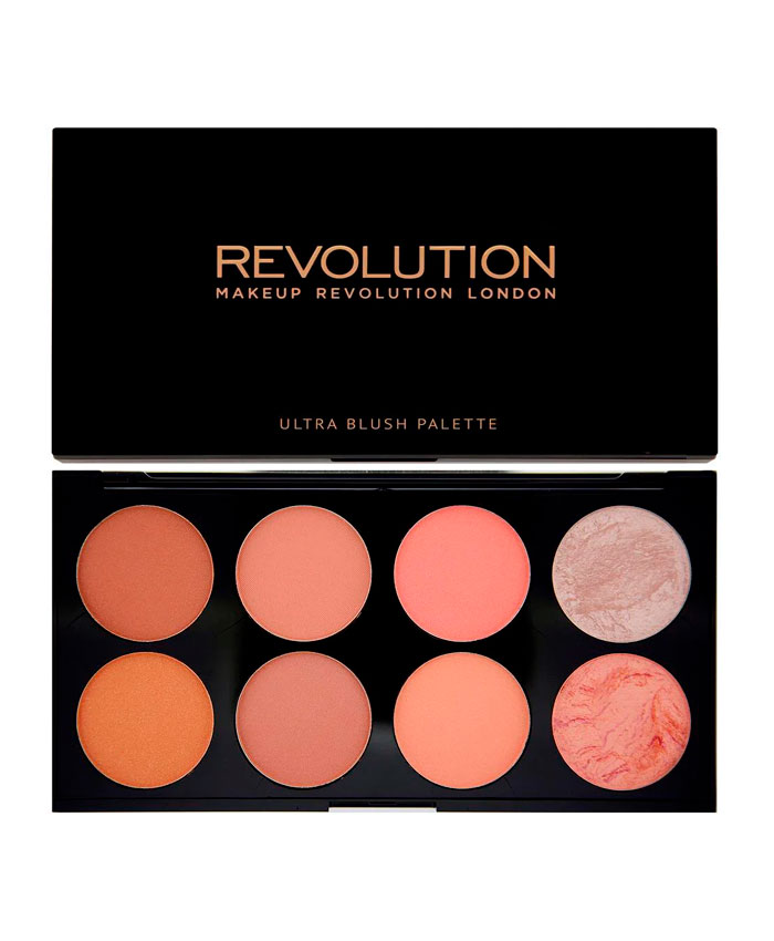 Makeup Revolution Ultra Blush Palette Ənlik Paleti Hot Spice
