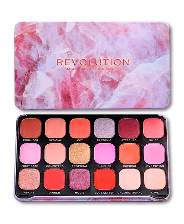 Makeup Revolution Forever Flawless Unconditional Love Eyeshadow Palette Göz Kölgəsi Paleti