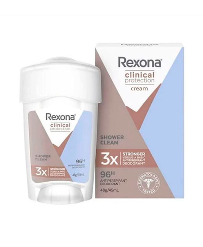 Rexona Clinical Protection Shower Clean Дезодорант-антиперспирант 45 мл