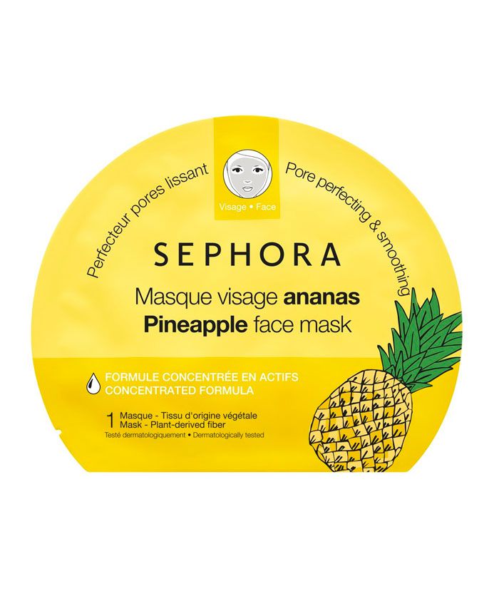Sephora Üz üçün Parça Maskası Məsamələri Daraldan "Ananas"