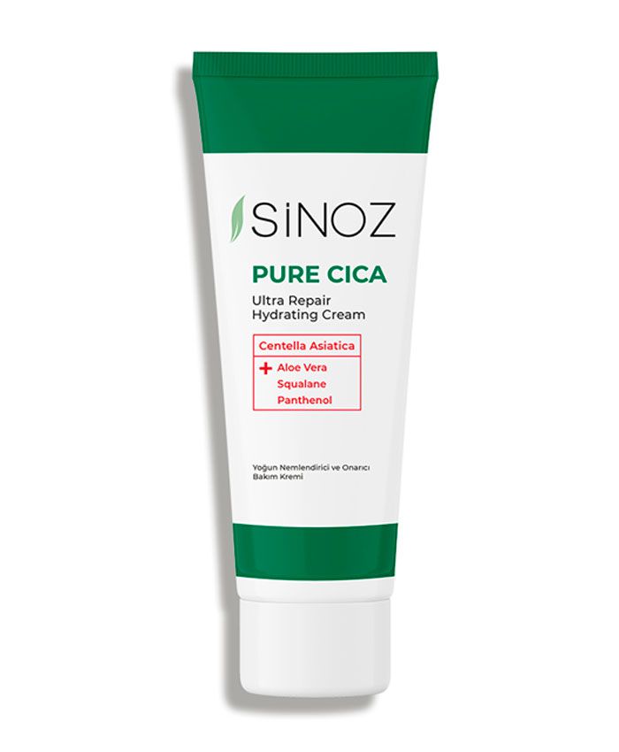 Sinoz Pure Cica Ultra Repair Hydrating Cream Восстанавливающий Крем для Лица с Центеллой 50 мл