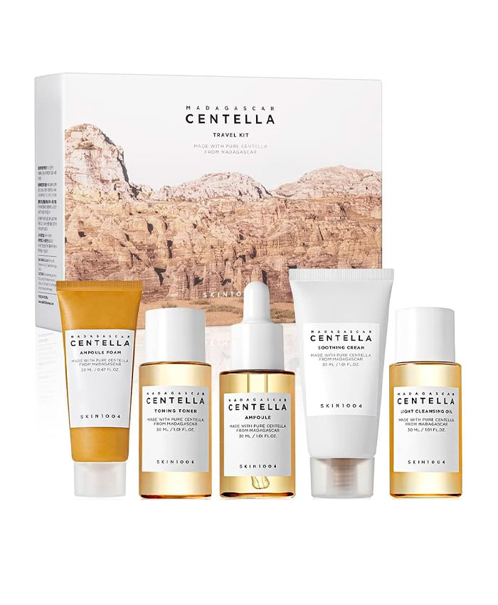 Skin1004 Madagascar Centella Travel Set Dəriyə qulluq dəsti