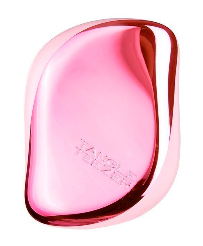Tangle Teezer Compact Styler Smooth and Shine Расческа для Волос Baby Doll Pink Chrome