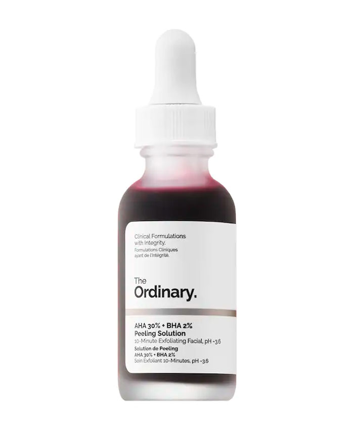 The Ordinary AHA 30% + BHA 2% Peeling Solution Üz üçün Turşulu Pilinq 30 ml