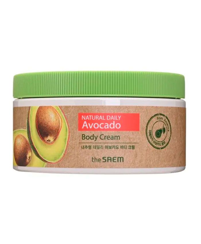 The Saem Avocado Body Cream Avokado Ekstraktı ilə Qidalandırıcı Krem 300 ml