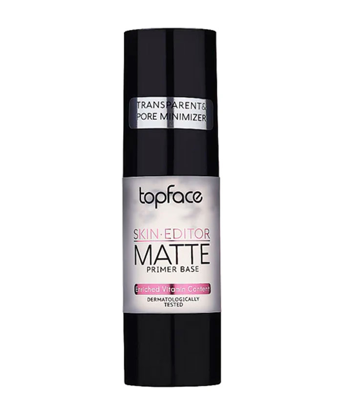 Topface Skin Editor Matte Primer Base Transparent & Pore Minimizer Makiyajaltı Əsası