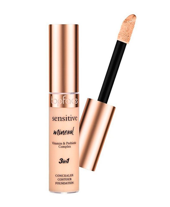 TopFace Sensitive Mineral 3 in 1 Concealer Üz üçün Konsiler 001