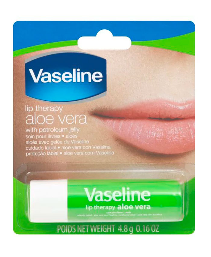 Vaseline Lip Therapy Aloe Vera Balm Бальзам для Губ с Алоэ