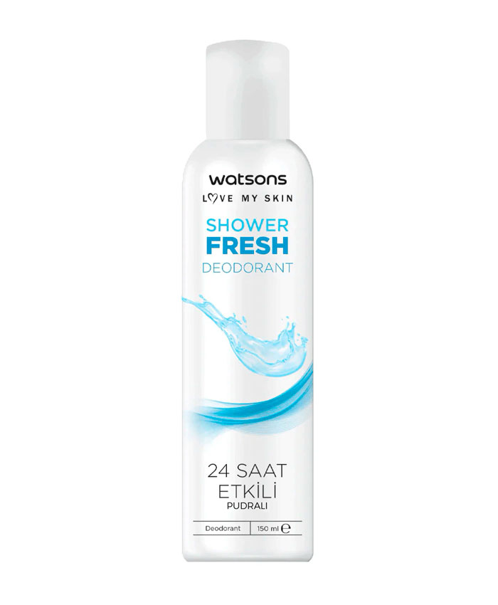 Watsons Shower Fresh Deodorant Bədən üçün Sprey Dezodorant 150 ml
