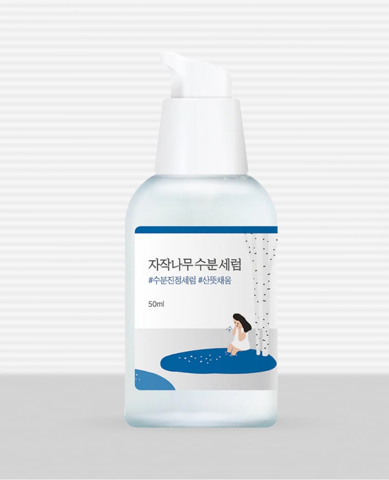 Round Lab Birch Juice Moisturizing Serum nəmləndirmə və bərpa