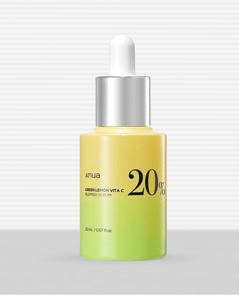 Anua Green Lemon Vita C Serum dərini parlaqlaşdırır