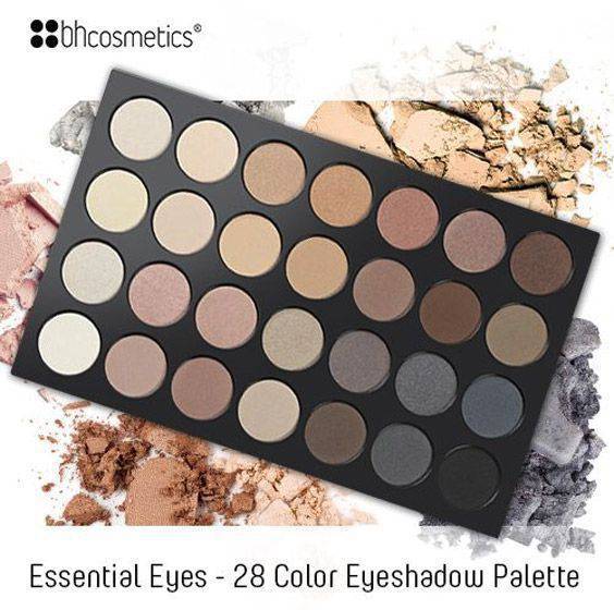 BH cosmeticsdən 28 Color Neutral Eyes Göz kölgəsi dəsti