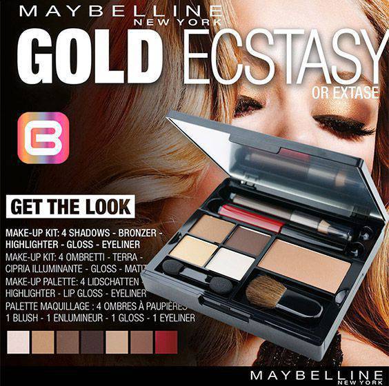 Maybelline Gold Rush Ecstasy Dəsti