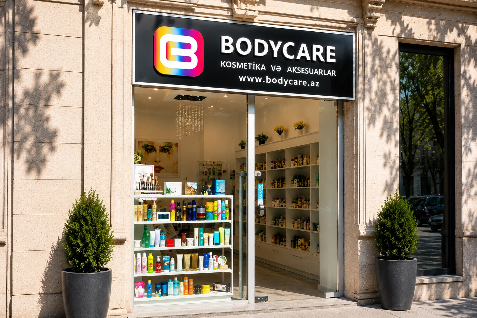 Фасад магазина BODYCARE