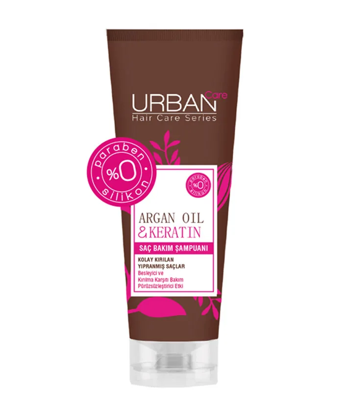 Urban Care Argan Oil & Keratin Shampoo Питательный для Ломких Волос с Аргановым Маслом и Кератином Шампунь 250 мл