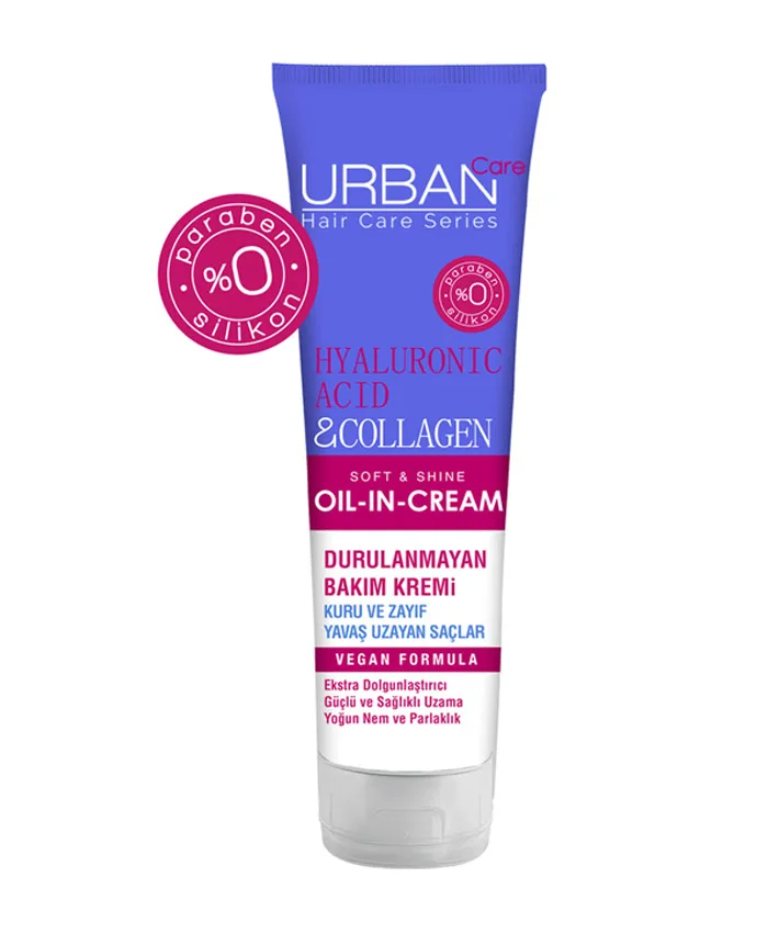 Urban Care Hyaluronic Acid & Collagen Oil-in-Cream с Гиалуроном и Коллагеном Крем для волос 200 мл