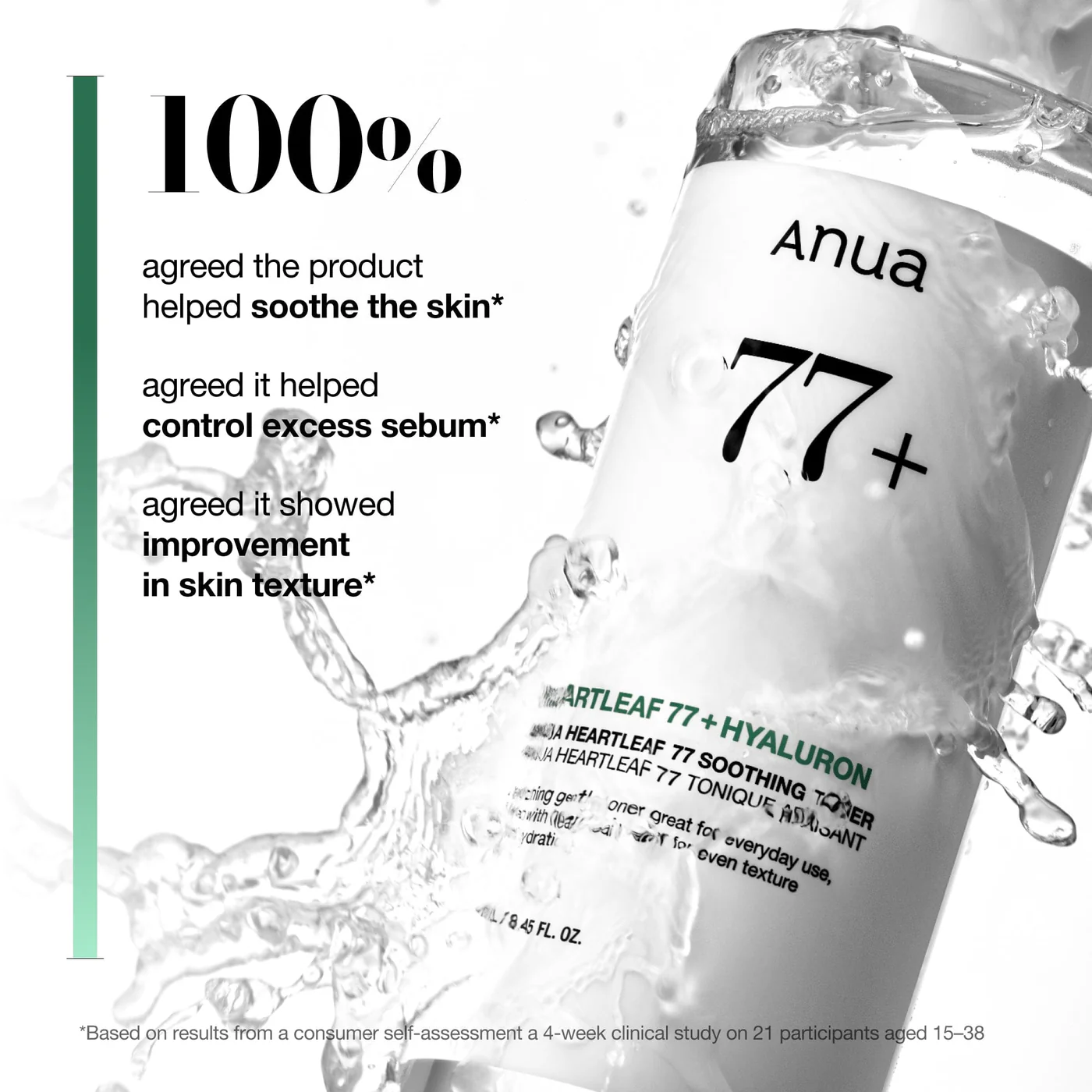Anua Heartleaf 77% Soothing Toner Houttuynia və hialuronlu balanslaşdırıcı tonik 250 ml
