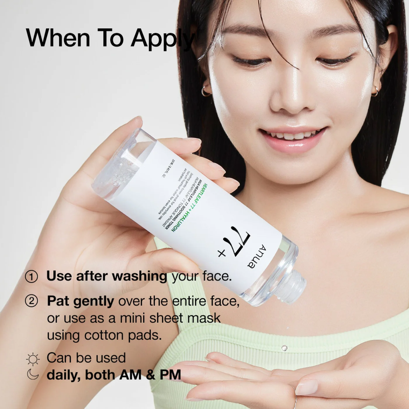 Anua Heartleaf 77% Soothing Toner Houttuynia və hialuronlu balanslaşdırıcı tonik 250 ml