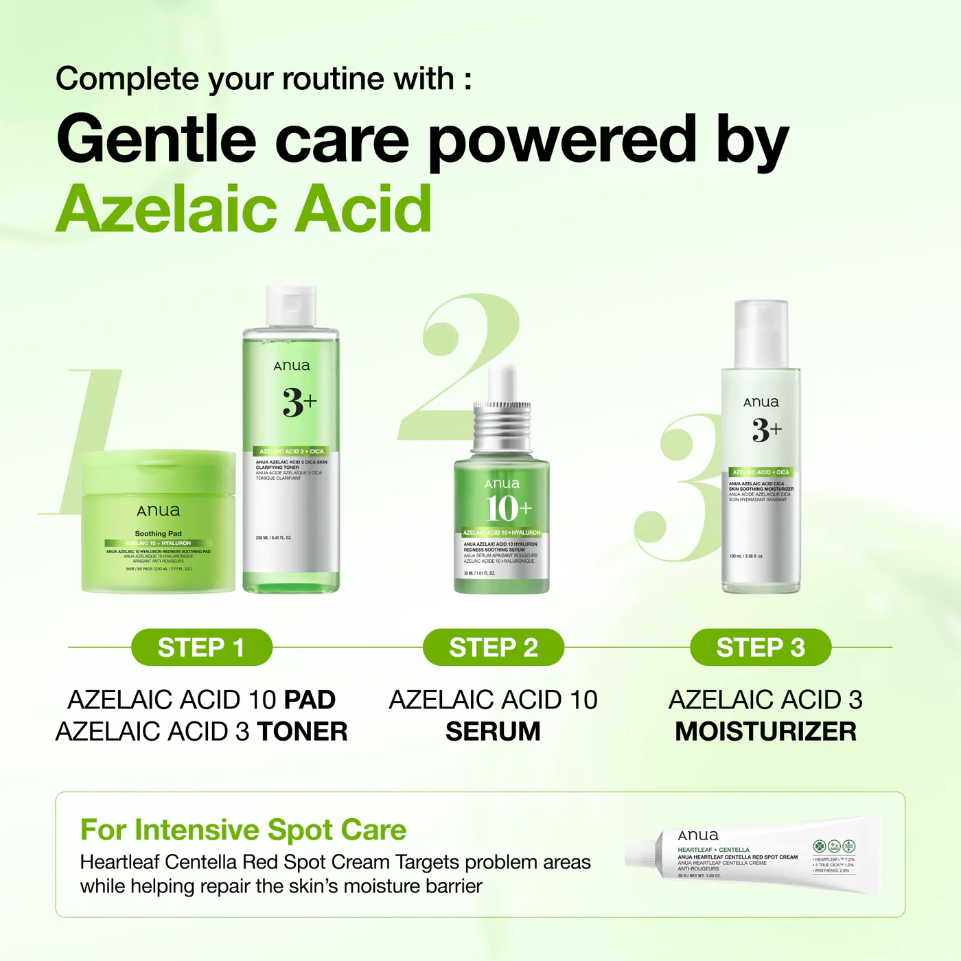 Anua Azelaic Acid 10 Hyaluron Redness Soothing Serum Сыворотка для лица 30 мл