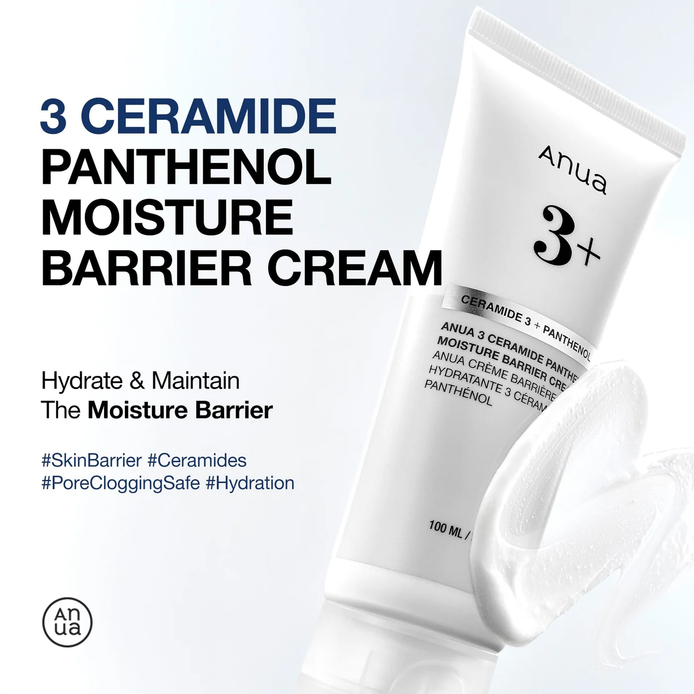 Anua 3 Ceramide Panthenol Moisture Barrier Cream Üz kremi 100 ml
