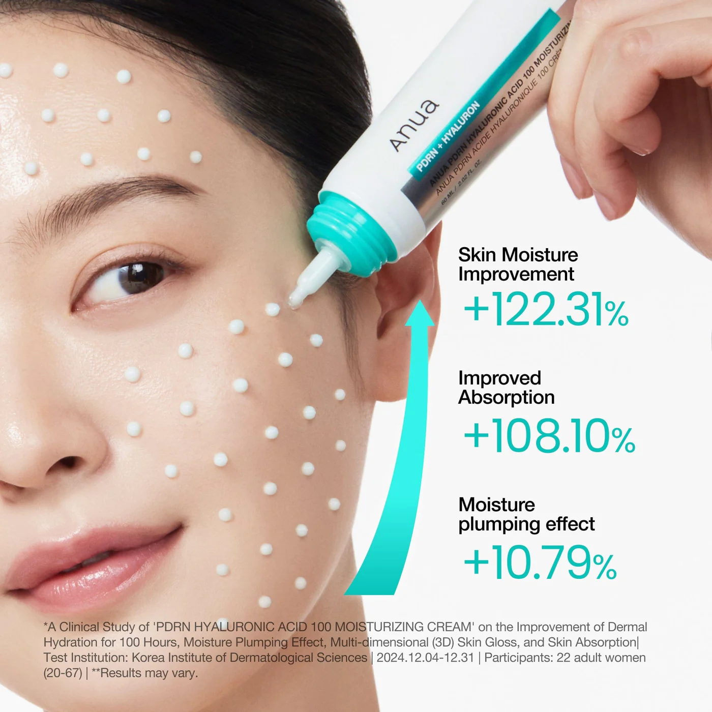Anua Pdrn Hyaluronic Acid 100 Moisturizing Cream Face cream 60 ml