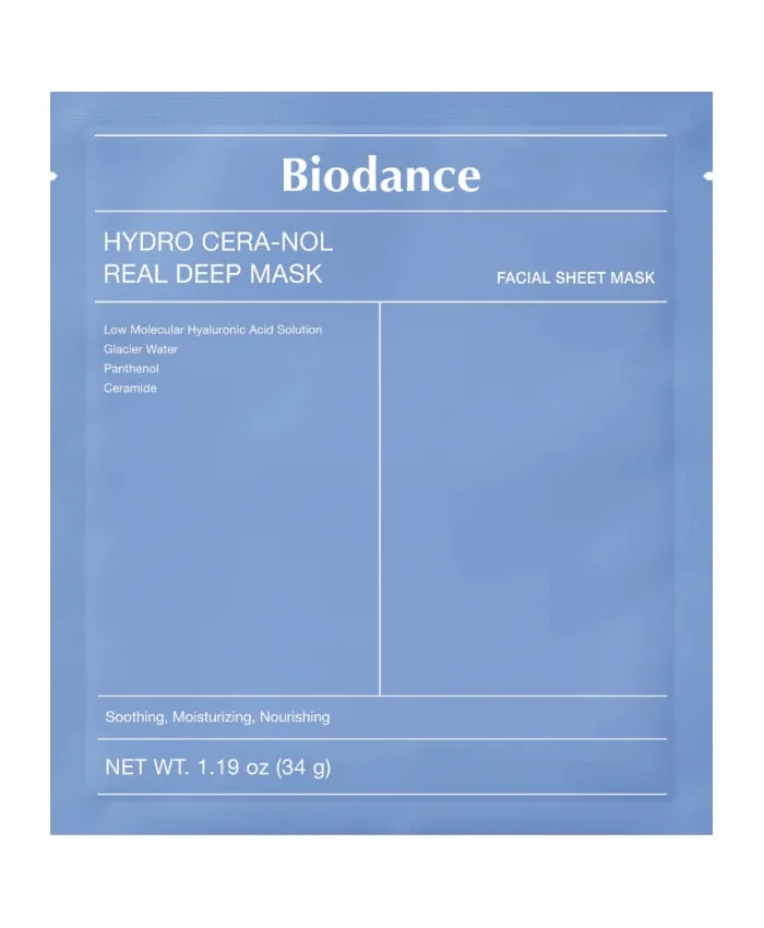 Biodance Hydro Cera-Nol Real Deep Mask Üz maskası 34 q