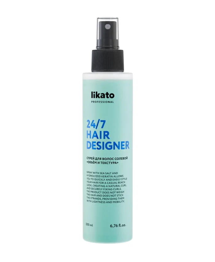 Likato Professional 24/7 Hair Designer Həcm Verən Keratinli Duzlu Saç Spreyi Saç spreyi 200 ml