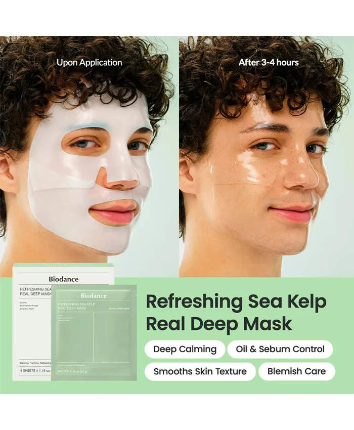 Biodance Refreshing Sea Kelp Real Deep Mask Face mask