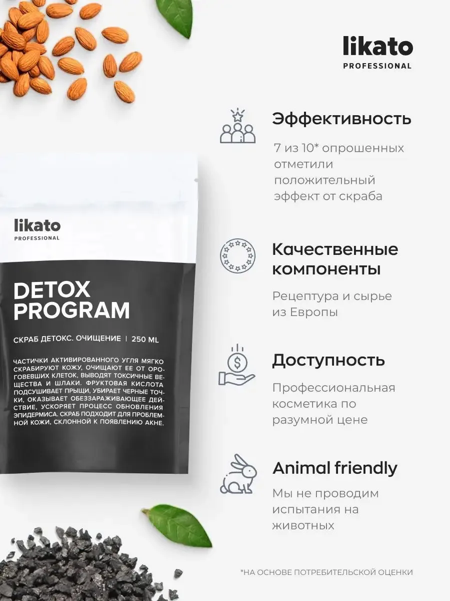 Likato Professional Detox Scrub Scrub / peeling 250 ml