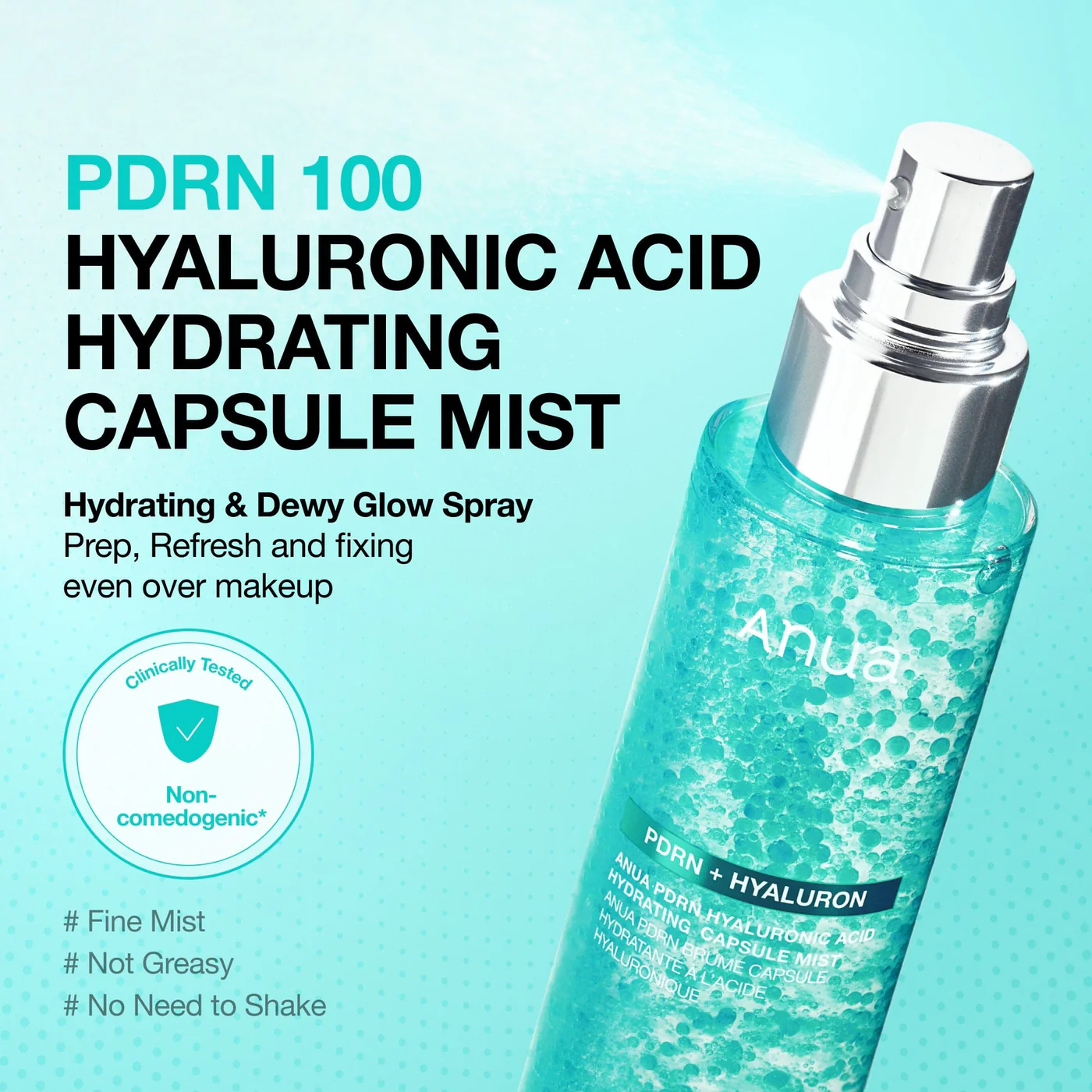 Anua Pdrn Collagen Glow Facial Serum Spray Спрей-сыворотка 100 мл
