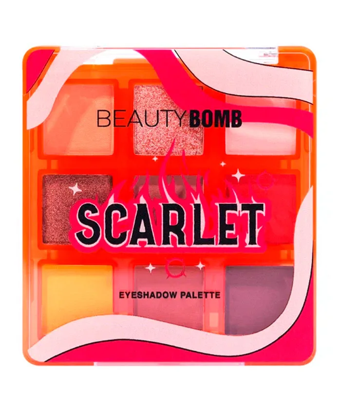Beauty Bomb Палетка Теней Scarlet Тени для век