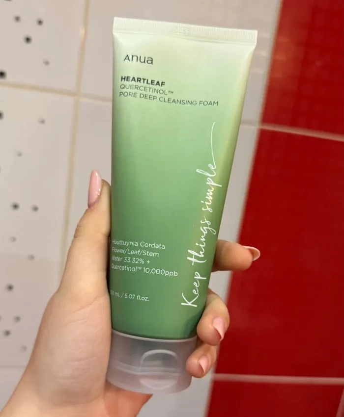 Anua Heartleaf Quercetinol Pore Deep Cleansing Foam Üz yuma köpüyü 150 ml
