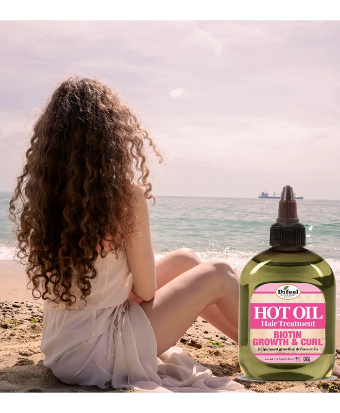Difeel Growth and Curl Biotin Premium Hair Oil Saç yağı 75 ml