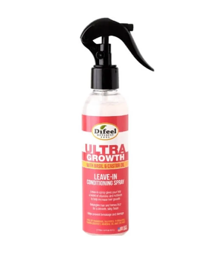 Difeel Ultra Growth Basil and Castor Leave-in Spray Кондиционер 177 мл