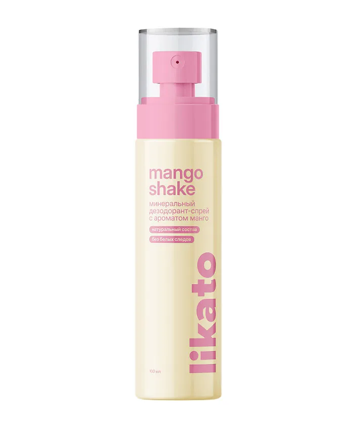Likato Professional Mango Shake Spray Deodorant Минеральный Спрей для Тела Mango Shake Дезодорант 100 мл