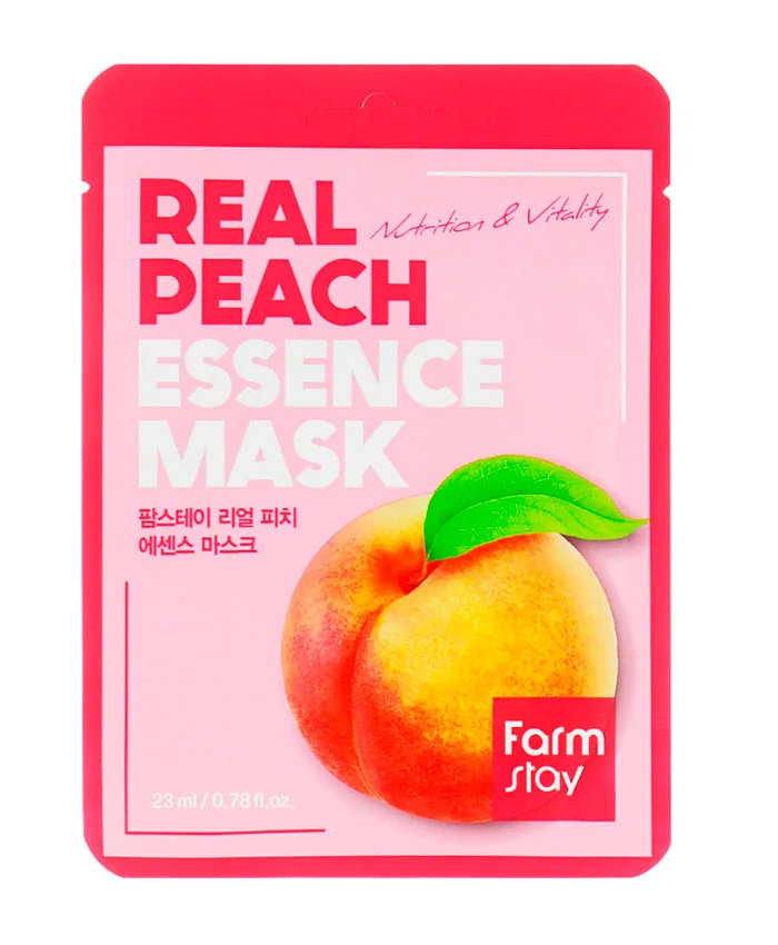 FarmStay Real Peach Essence Mask Маска для лица