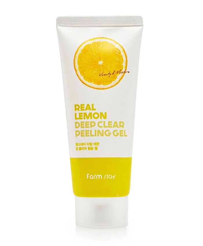 FarmStay Real Lemon Deep Clear Peeling Gel Скраб / пилинг 100 мл