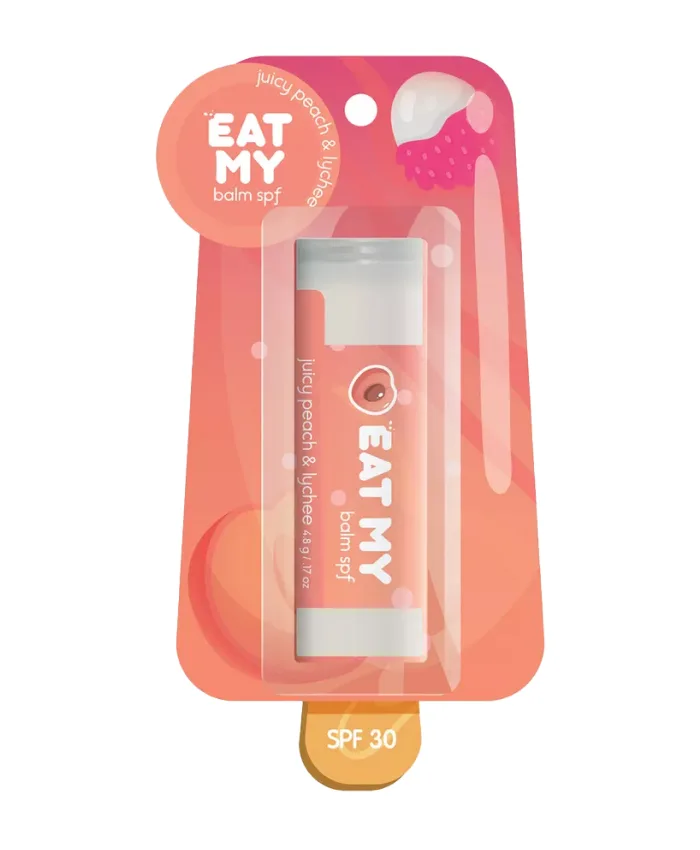 Eat My Balm для Gуб C 30 "Сочный Персик Lичи" Dodaq balzamı