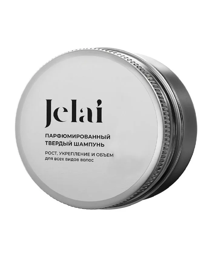Jelai Shampoo для Волос Твердый Парфюмированный Маракуйя, Персик, Сандал Шампунь