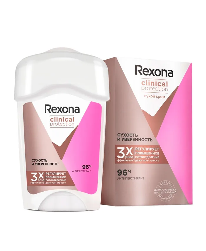 Rexona Clinical Protection Shower Clean Дезодорант 45 мл