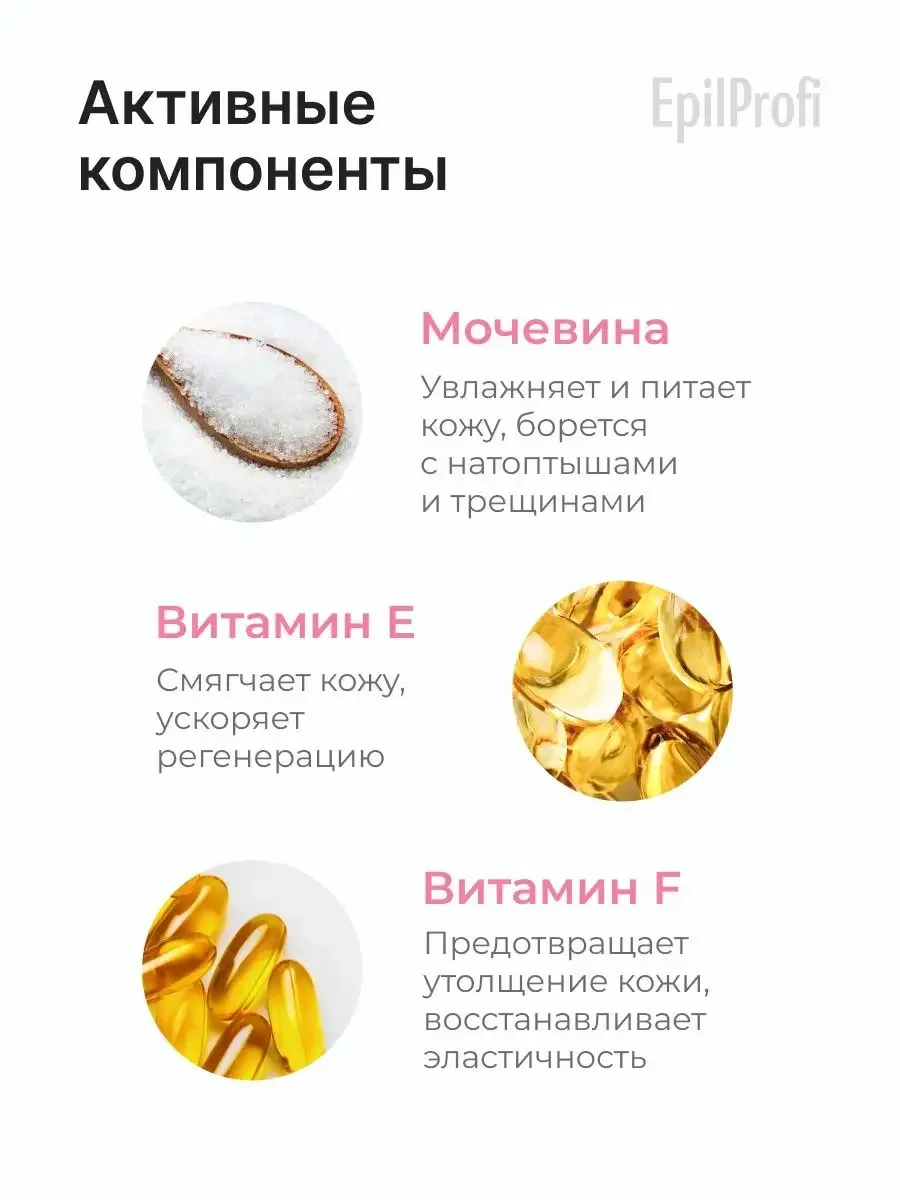 EpilProfi Foot Cream от Трещин и Натоптышей Крем для ног 500 мл